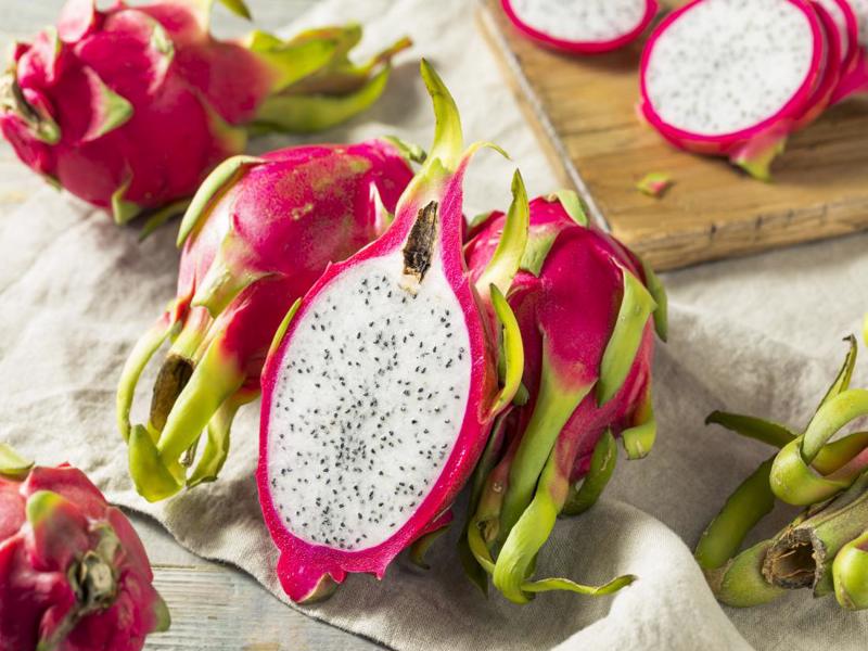 dragon fruit on a table
