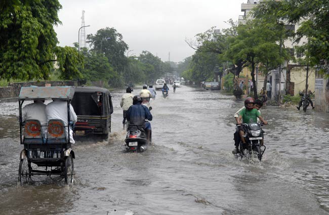 heavy rain