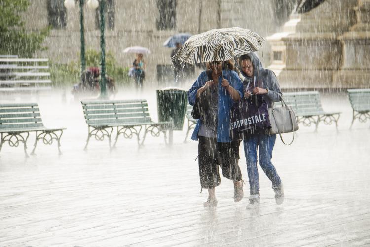heavy rain