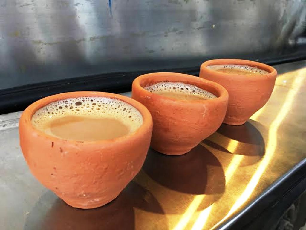 The fragrant scent of 'Kulhad tea'