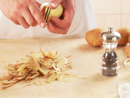 potato peels