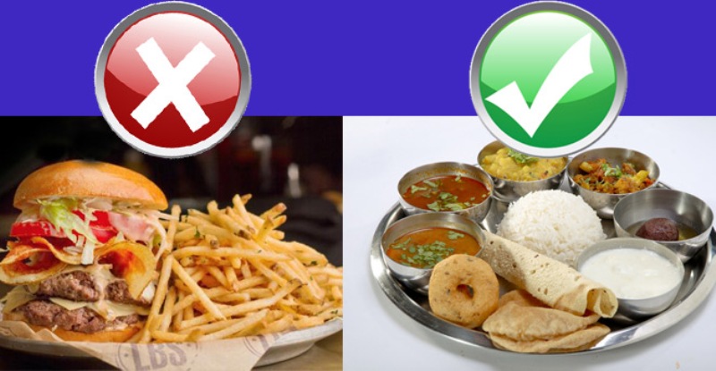 Avoid food in piles