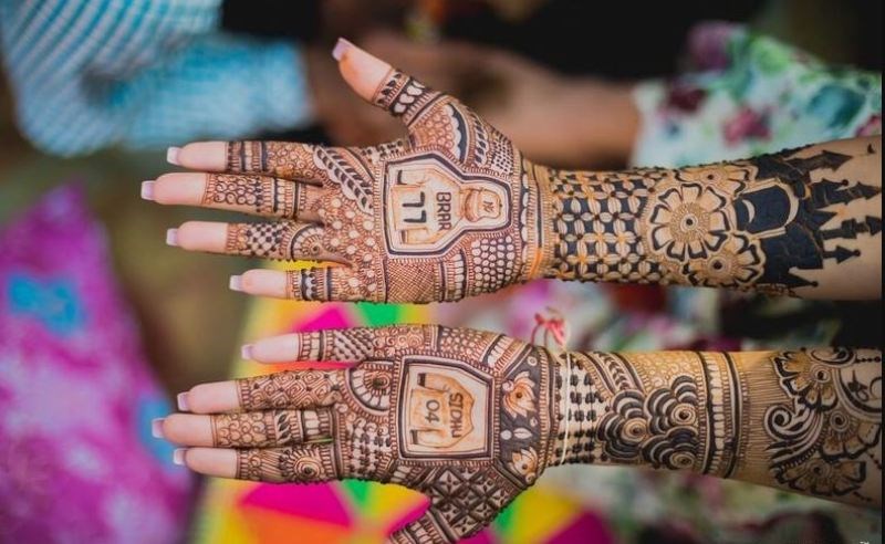 Personalized Mehndi Design