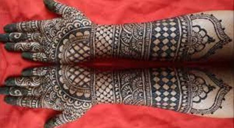 Bharwa Mehndi Design