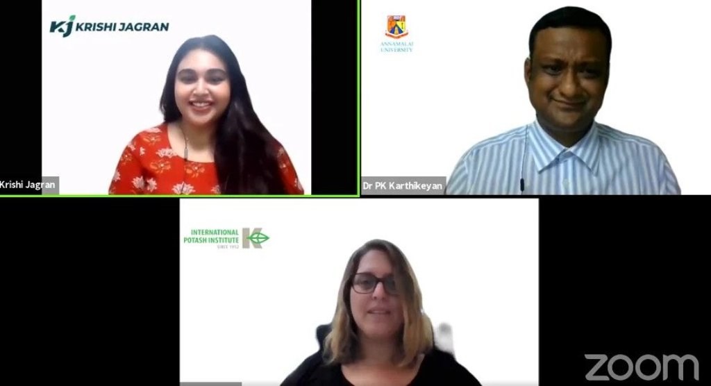 A still from the live discussion