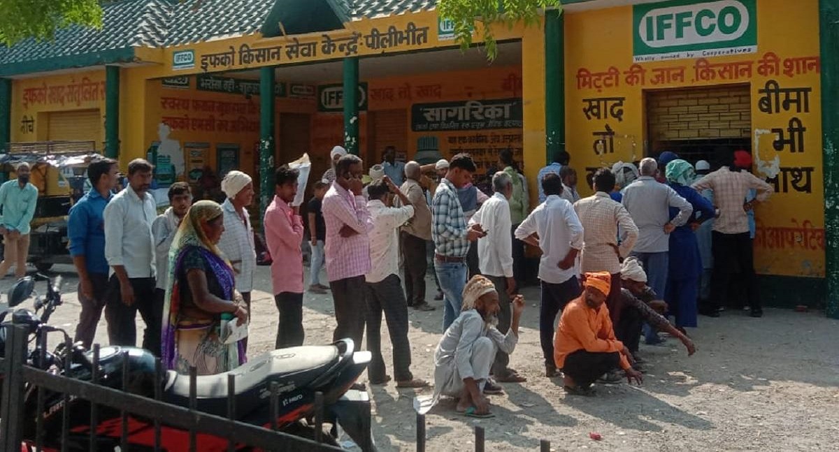 इफ्को केंद्र पर खाद वितरक और समिति संचलाकों का कहना है कि जब गोदाम में खाद आएगी, तभी किसानों को इसका वितरण हो सकेगा. खाद जब आती है तो उसे नियम के अनुसार किसानों को वितरण किया जाता है. (प्रतीकात्मक फोटो-सोशल मीडिया)
