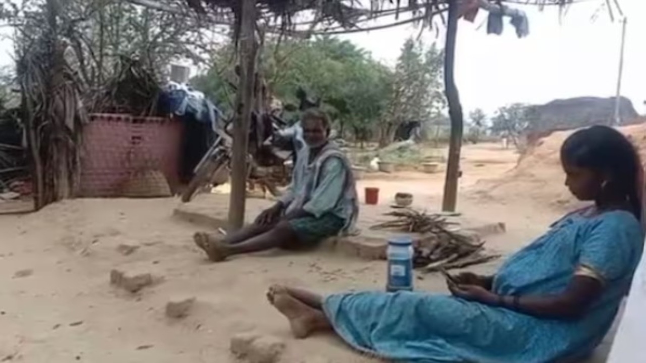 Women live outside the village when menstruation occurs